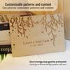 Hot Selling Wooden Wedding Guest Book & Party Sign-in Book for Events