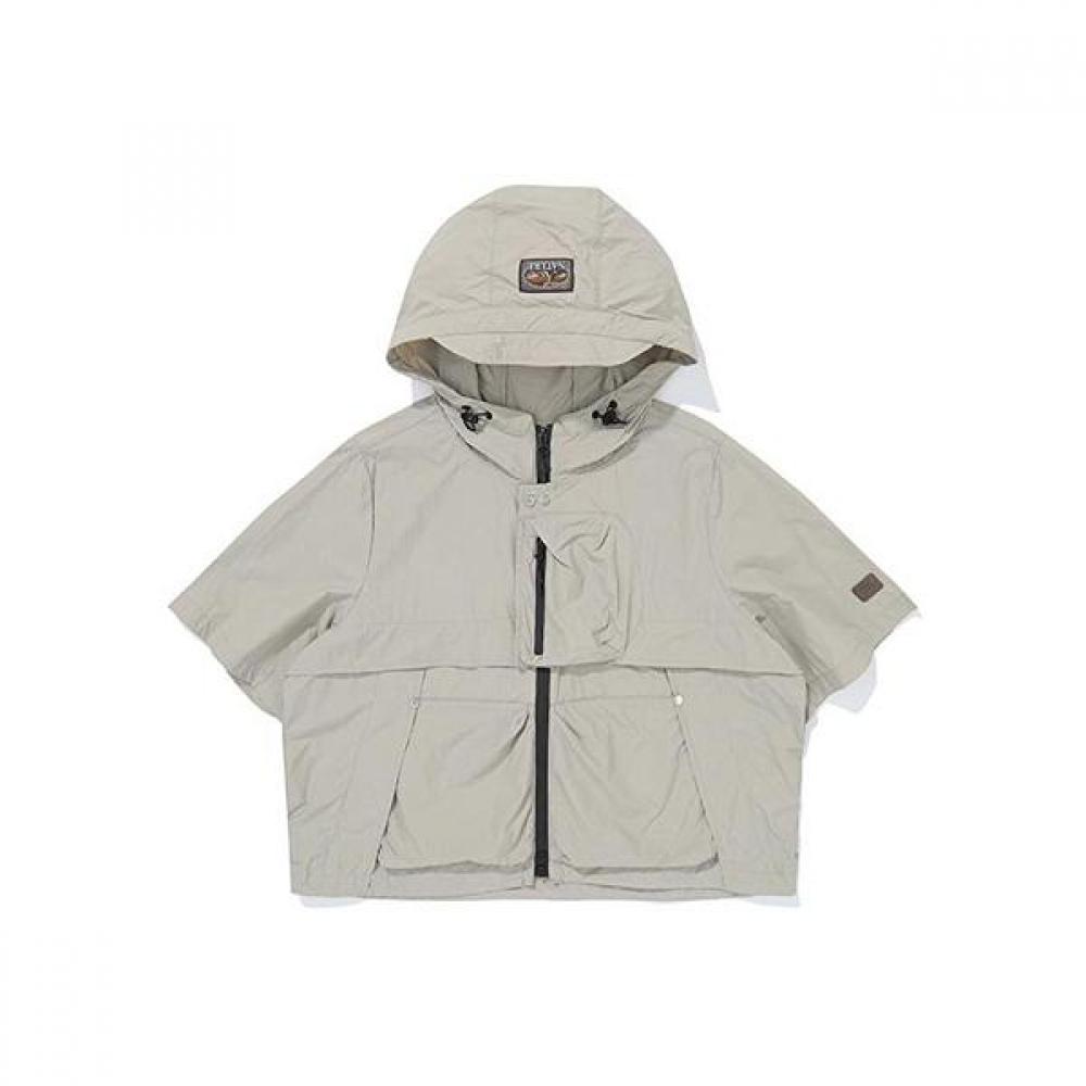Bbc Earth W Толстовка с заклепками, короткий рукав BEIGE/80