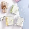 Creative Cute Transparent 3 Ring Mini Loose-leaf Hand Book Student Portable Notebook Ring Binder Kawaii School Supplies