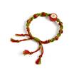 Apple Ceramic Bracelet Handmade Adjustable Cotton Rope Dainty Jewelry Fruit Style for Girls Daily Wear Gift S03-271