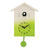 Cuckoo Clock with Cuckoo Bird Voices Modern Battery Operated Hourly Chiming Wall Clock for Study Living Room