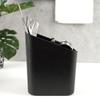 Container Drainer for Cutlery Knives Kitchen Utensils Basket Stand Black
