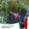 Shut-Off Ball Valve Multipurpose PVC Control Valve Slip Socket Ball Valve Effective Full Ball Valve Pipe Fittings For Home