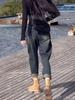 Women's Retro Distressed Wide-Leg Jeans - Spring/Autumn 2024 INS Design