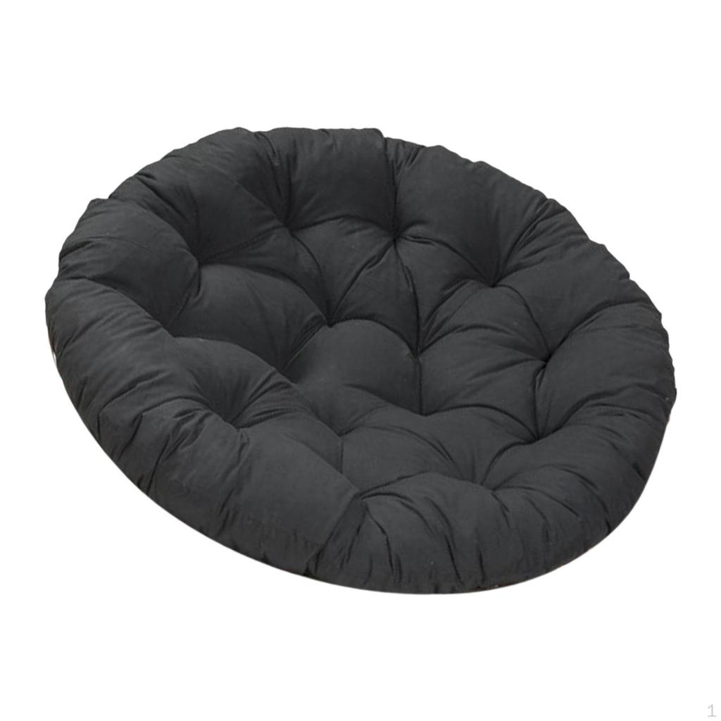 Circular Chair Cushion for Floor Use, Pet-Friendly Pad Hanging Basket Chairs, Seat
