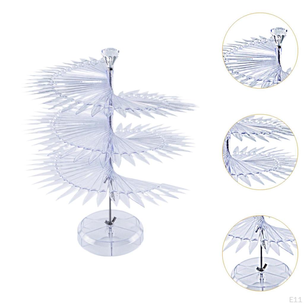 Colorful Nail Art Display Rack for Home and Salon Use