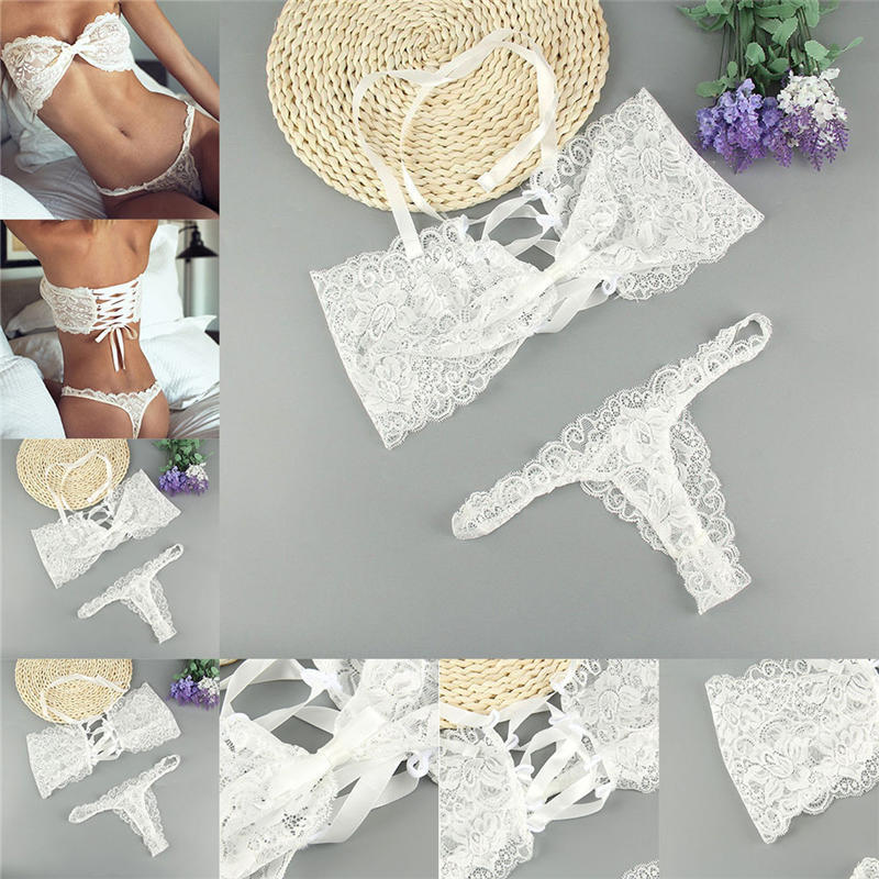 Sexy Women'S Lingerie Babydoll Sleepwear Lace Dress Underwear G-String Nightwear