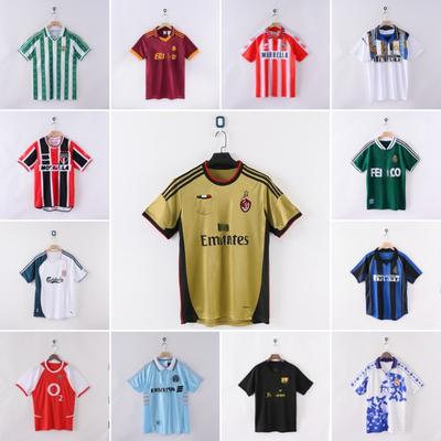 Maillot d'été vintage brodé Nouveau K Skell T Pays M Royal Bay D Paris maillot de football