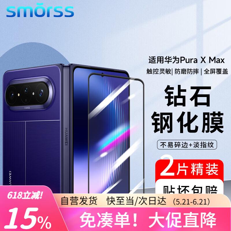 Smorss Tempered Glass Outer Screen Protector for Huawei Pura X Max