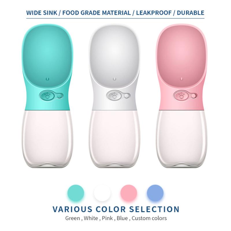 2023 Outdoor Leakproof Portable Puppy Pet Travel Water Bottle for Dogs