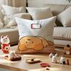 Cute Cat And Dog Cushion Cover Anti-dustmite Pillowcase Invisible Zipper Silky Short Plush Sofa Cushion Cover