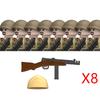 High-Quality Ww2 Italian Army Style High-Quality Army Military Figure High-Quality Building High-Quality Blocks Infantry High-Quality Figures