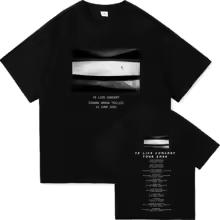 Fashion Y2K Plus Size Short Sleeve Crew Neck Cotton T-Shirt for Summer, 2026 Kanye West Ye Print Comfortable Fan Gift T-shirt 1