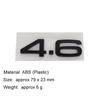 3D Premium 2.4 2.8 3.2 3.6 4.2 4.6 Logo Sticker Tail Bumper Badge Auto Rear Trunk Emblem Accessories