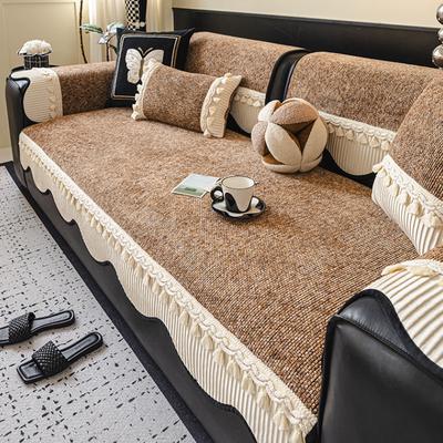 1pcs Minimalist Chenille Sofa Cover All Seasons Living Room Furniture Decor Couch Cushion Anti-Slip Corner Slipcover Seat Pad