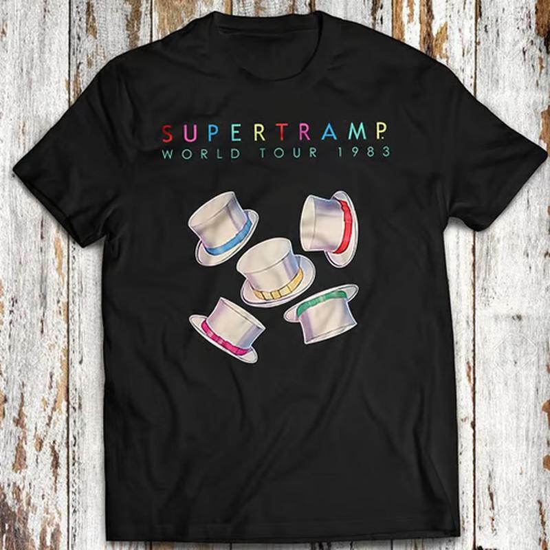 Новый! Футболка Supertramp Мировой Тур 1983 Унисекс Концертный S до 5XL El197 4XL