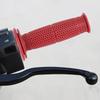 2 Stück 22mm TPU Motorrad Fahrrad Lenker Handgriffe Zubehör(rot)