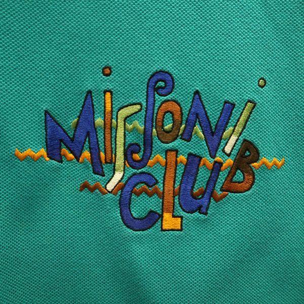 MISSONI CLUB Long sleeve Polo shirt 42 green Men's Used