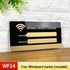 Longchan Acrylic Wi-Fi Sign - 2 Pack