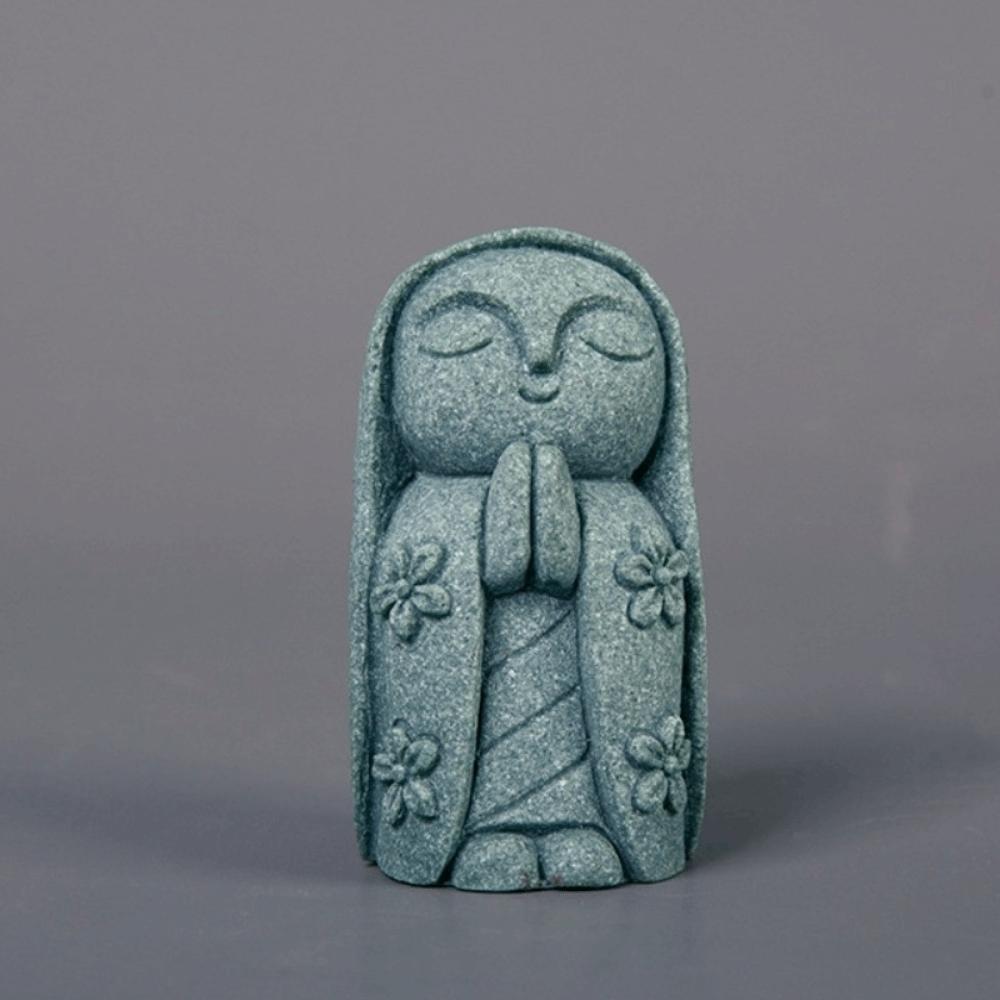 Creative Japanese Miniature Buddha Statue Exquisite Durable Buddha Sculpture Ksitigarbha Buddha Figurine Table Decor