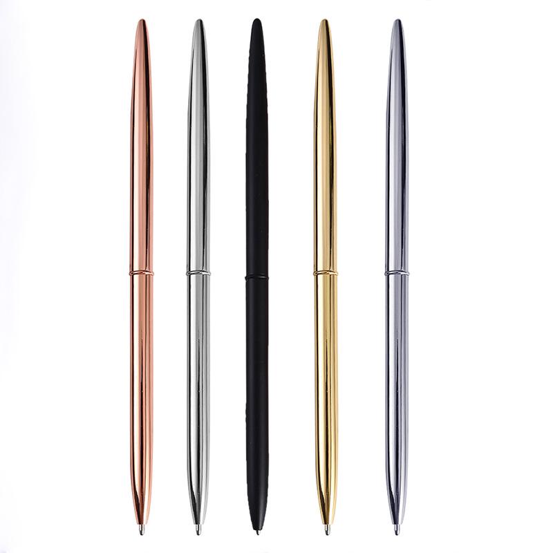 Cross-Border Metallic Ballpoint Desk Pen for Hotel and Bank Front Desk Check-In, Promotional Gift.