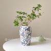 Sense Čínská Retro Modrobílá Porcelánová Váza na Čerstvé Květiny, Dekorace Obývacího Pokoj nebo Vstupní Haly