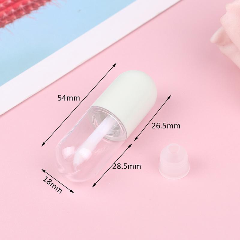 10 Stück 5 ml Lipgloss Lipglanz Tube Mini Niedliche Kapsel Lippenstift Tube Leere Lipgloss Tube DIY Kosmetikbehälter