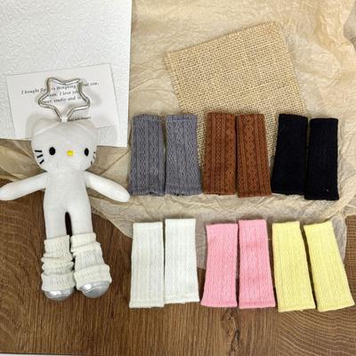 BJD Wollkatzen Slouchy Socken, 6-Punkt Lange Socken für Langbeinige Kätzchenpuppen & Figuren
