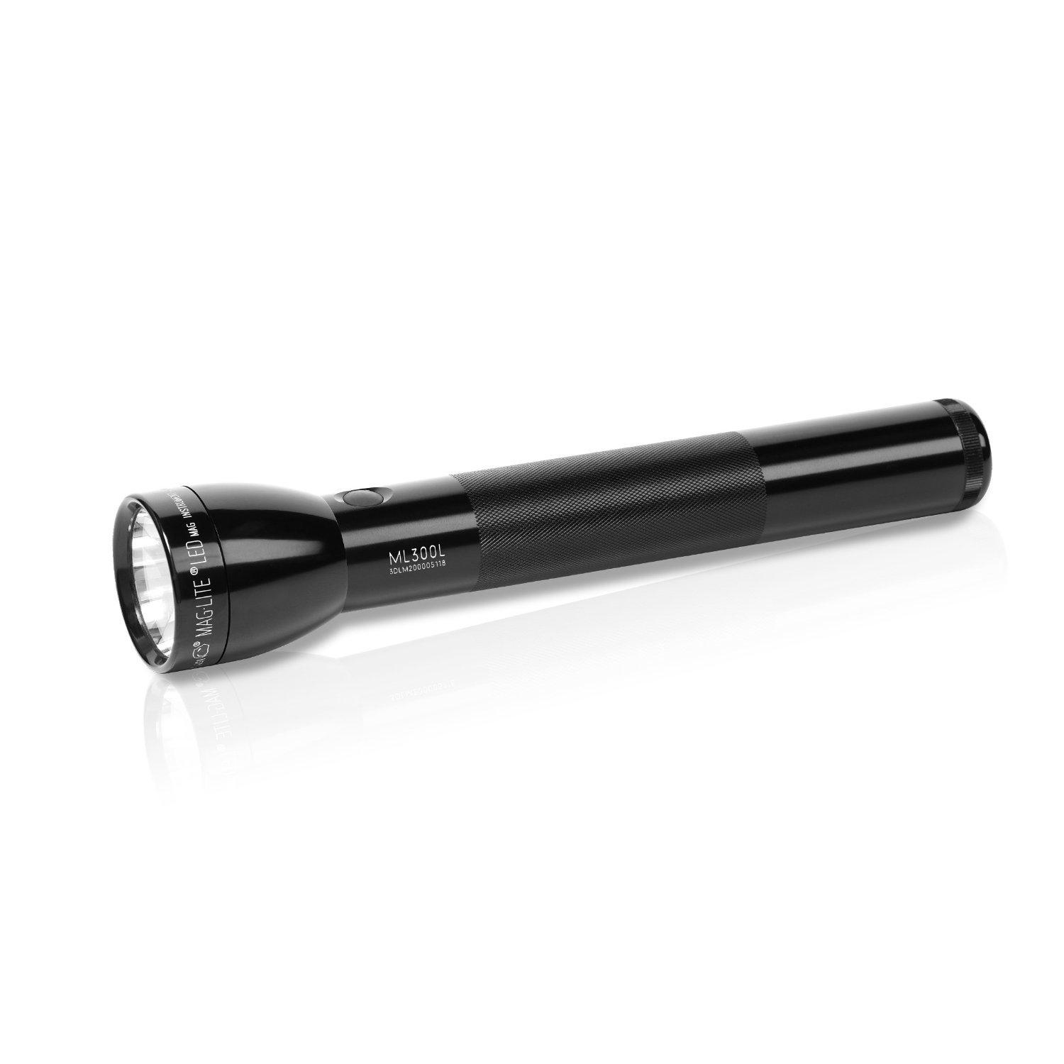 

3-е поколение MAGLITE 3D LED Maglite Black щелочные батарейки AA Макс. 625 MAG-LITE Generation [Цвет корпуса черный] ML300L-S3016 (ST33016), [3 / чёрный