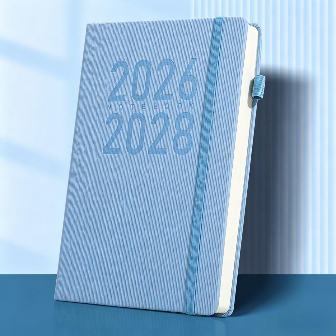 

2026-2028 three-year notebook, for work and study, is an essential manual for office, student, and self-discipline experts синий