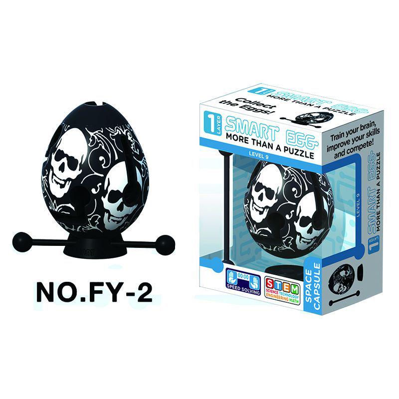 One Piece Maze Eggs Easter Egg Smart Egg Labyrinth Unlock Puzzle Maze Ball Imagination Lernspielzeug für Kinder