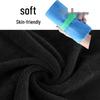 Ultra-Absorbent Black Microfiber Hair & Bath Towel for Home & Salon Use