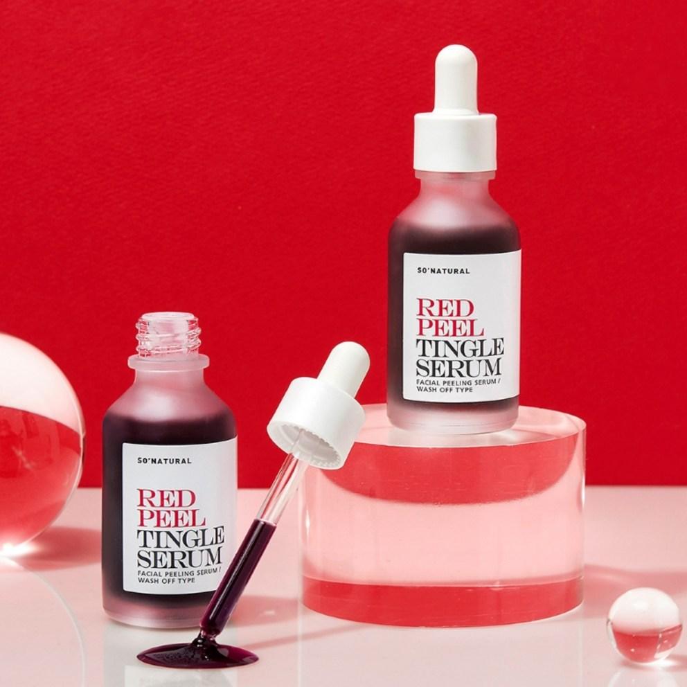 SO NATURAL Red Peel Tingle Serum, 35ml, 1ea