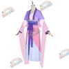 Jurnalele Farmacistului Maomao Costum Cosplay Hanfu Violet, Ținută Robă Orientală Antică pentru Femei Halloween Comic-Con Role-Play