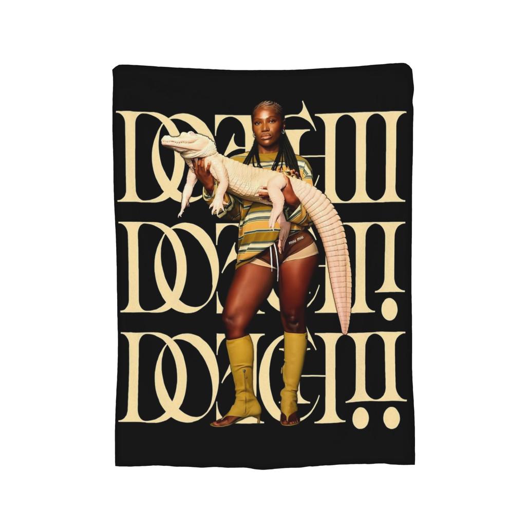 Doechii Rapper Blanket Flannel Summer  Breathable Super Warm Throw Blankets for Home Car Quilt