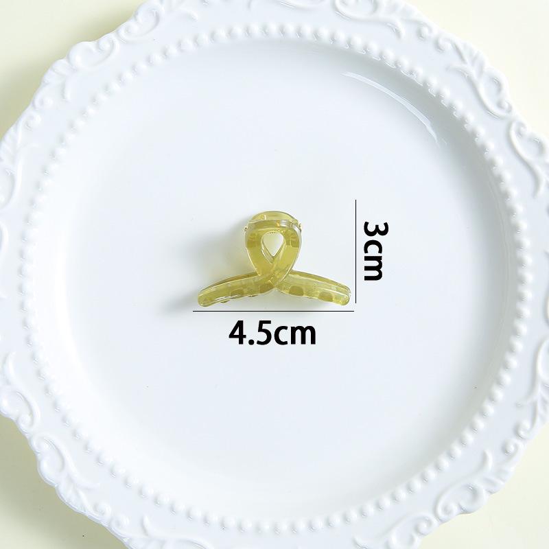 

4.5cm Mini Transparent Jelly Hair Clips for Bangs & Sides