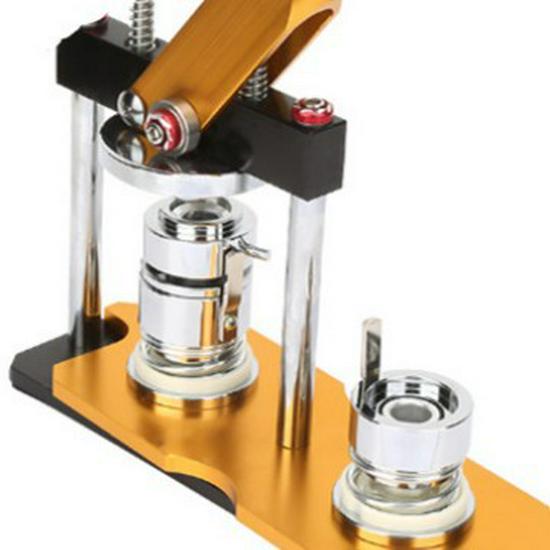 Mașină de insignă rotativă complet metalică de 58 mm cu matrițe - Set de insigne DIY