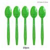Disposable Knife Fork Spoon Cutlery Set Pink Blue Disposable Tableware Birthday Party Decorations Wedding Baby Shower Supplies