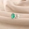 Green Onyx Gemstone 925 Sterling Silver Handmade Jewelry Designer Ring For Anniversary Gift RR-75-19