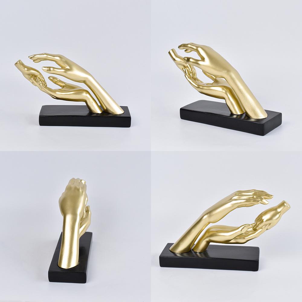 Contemporary Abstract Resin Art Table Ornament