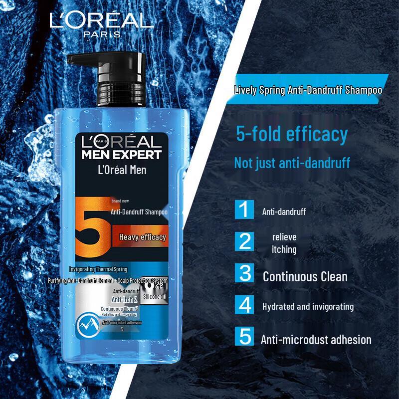 L'Oreal Men Expert Hydra Energetic Anti-Dandruff Shampoo 700ml