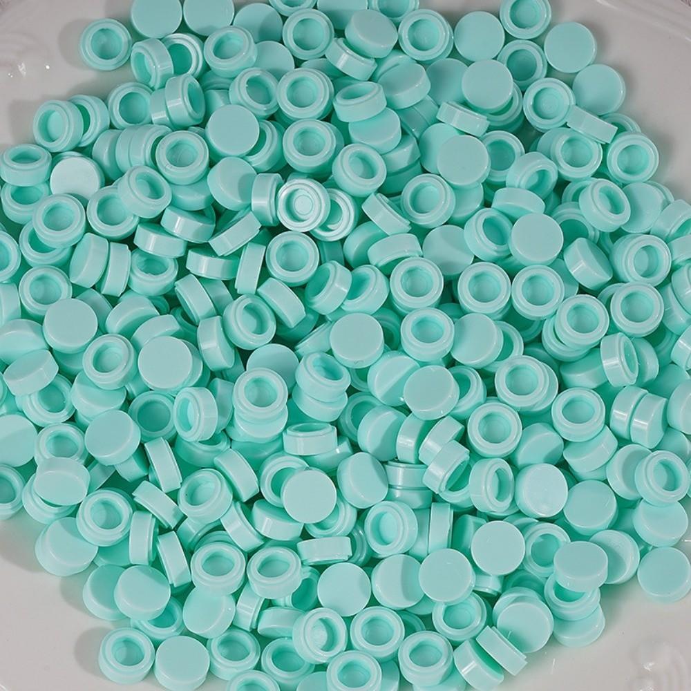Hollow Back Granules Beads Filler Round Shape Slime Filler Pellets Sensory Toy Making