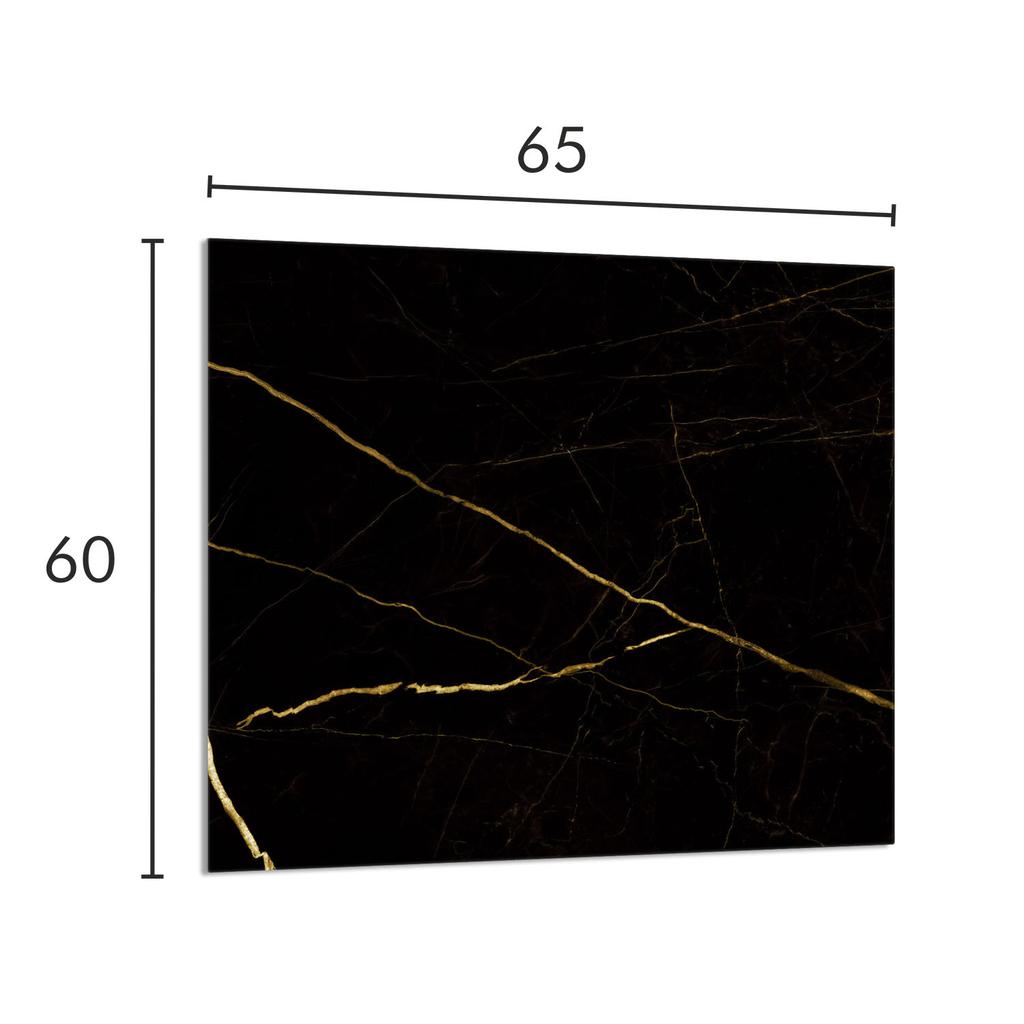 PANEL SZKLANY DO KUCHNI 65x60 Marmur