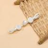 5pcs Chinese Qipao Frog Closures Jade Bead Snail Coil Buttons Handwoven Vintage Hanfu Accessories Traditional Dress Decor
