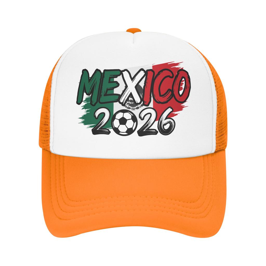 Mexico Football Match Mesh Baseball Cap Unisex Casual Sun Hats Usa Canada Mexico Soccer Hats Adjustable Summer Trucker Hats