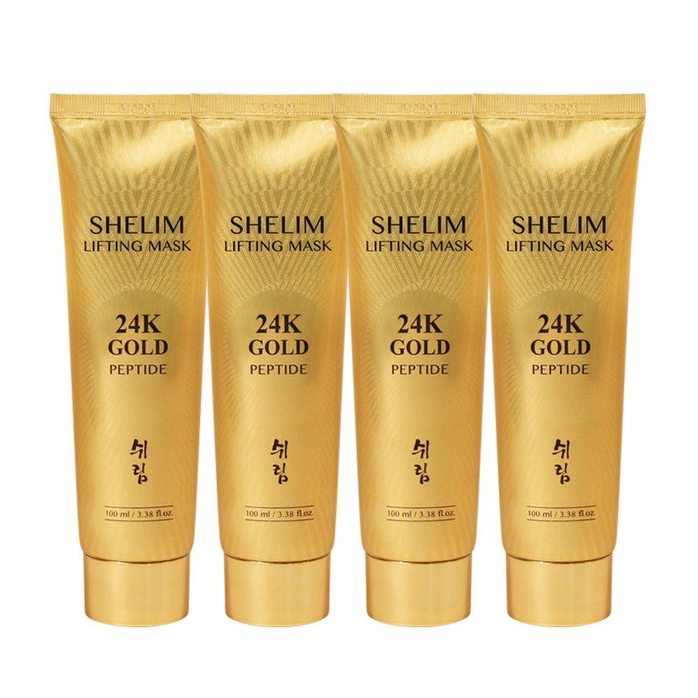 

(4 pieces)Shirim 24K Gold Peptide Lifting Mask 100ml
