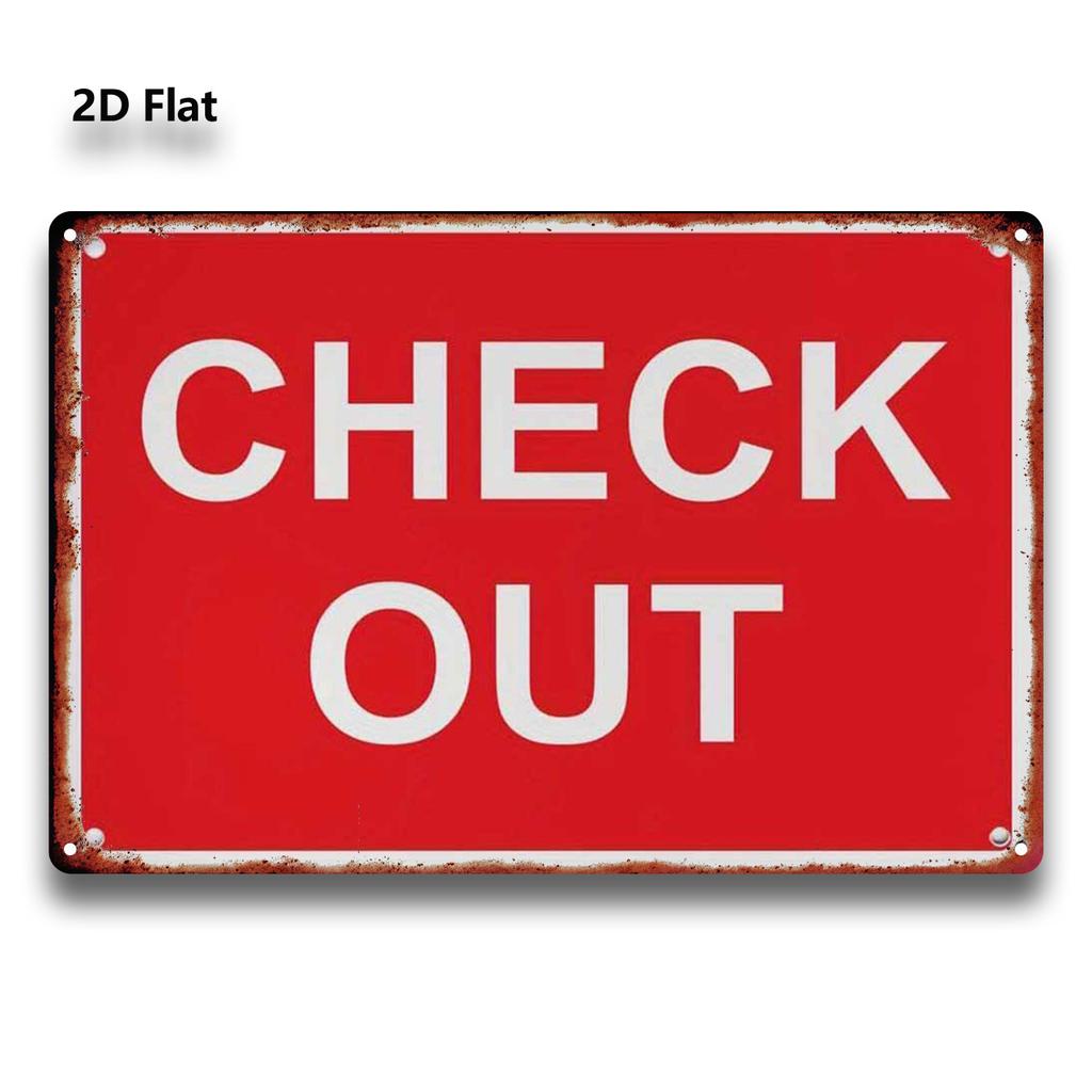 Check Out Aluminum Metal Sign Vintage Shop Cafe Wall Decor Plaque for Store Restaurant