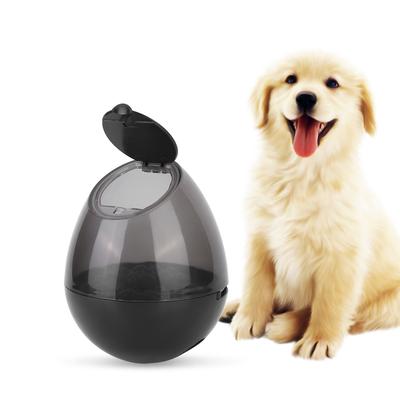 Haustier Hund Welpe Fressnapf Futterspender Auslauf Lebensmittelechter Rotierender Ball Interaktives Trainingsspielzeug Schwarz