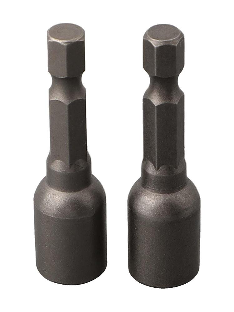 Gniazdo sześciokątne 1/4 cala, dodatkowa długość, stal chromowo-wanadowa, uchwyt wiertarski