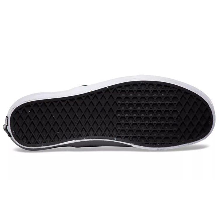 Vans Schachbrett Classic Slip-on Abriebfest Leicht Niedrig geschnitten Skateboard-Schuhe Unisex Schwarz VN000EYE276